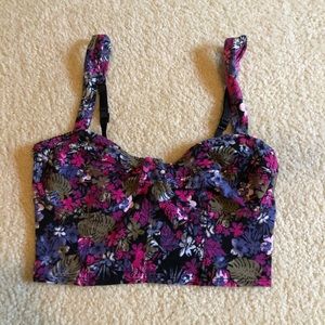 Floral Crop Top